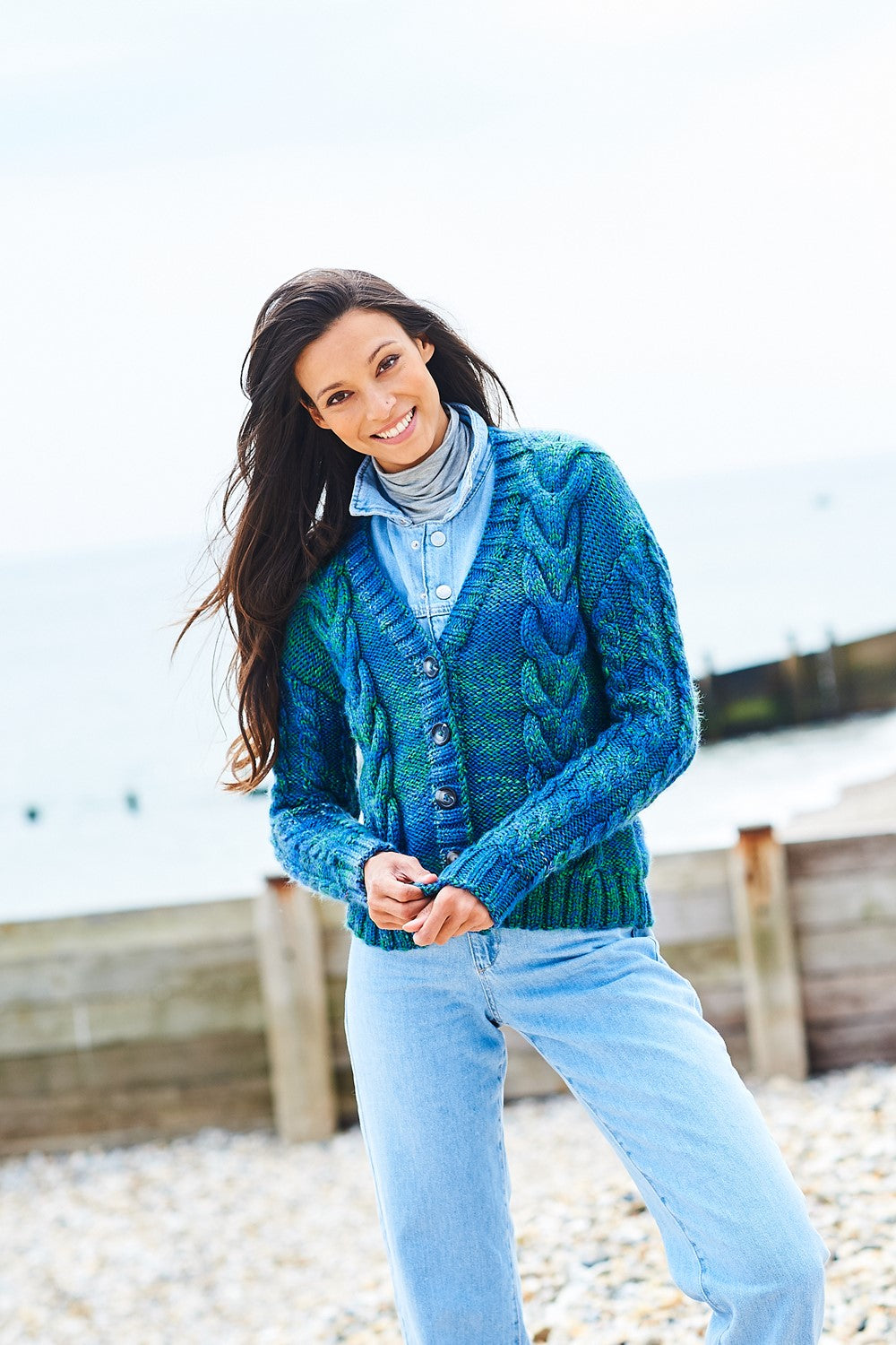 Stylecraft That Colour Vibe Cardigan Pattern 10022