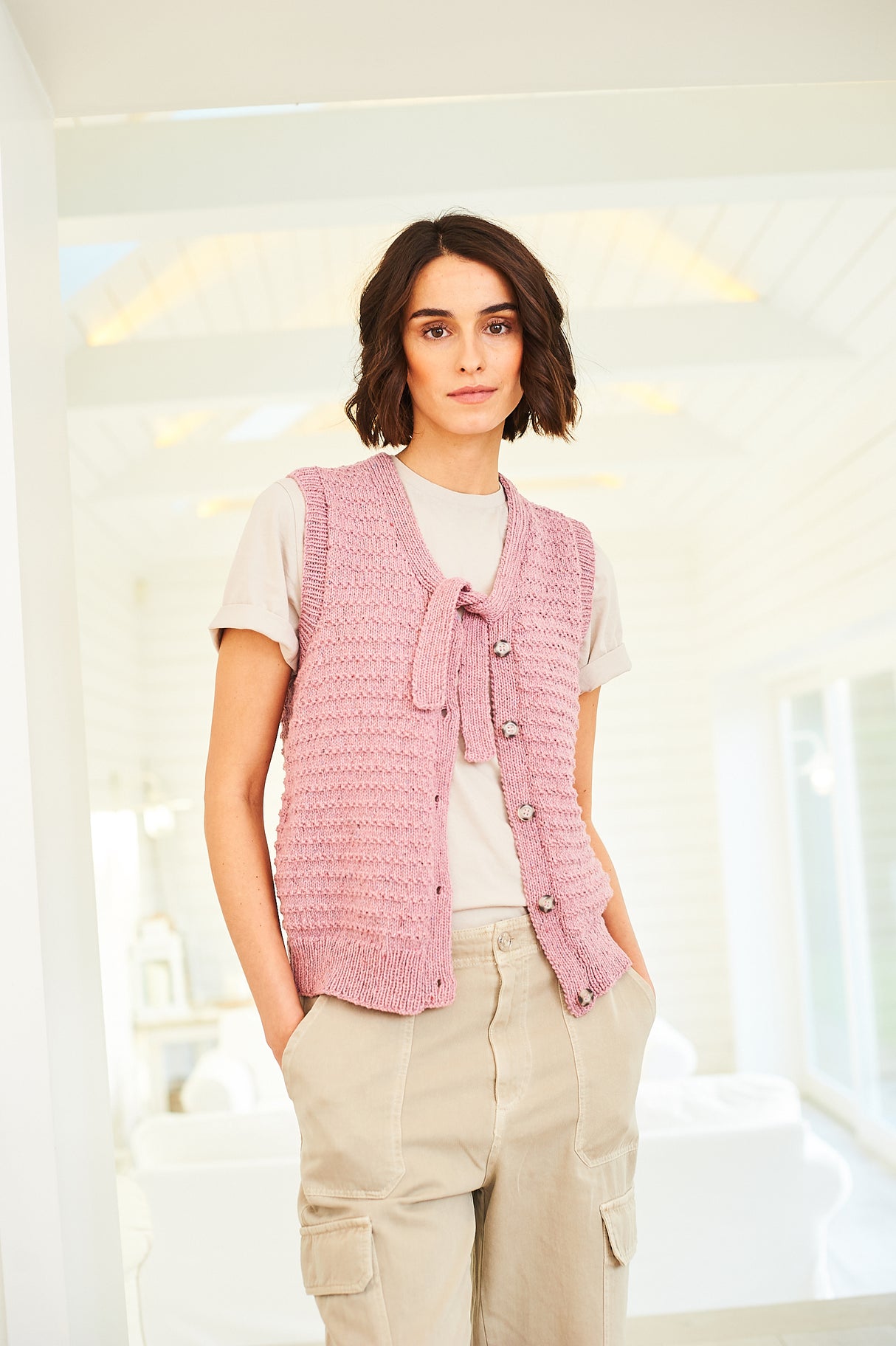 Stylecraft Recreate DK Cardigan & Waistcoat Pattern 10062