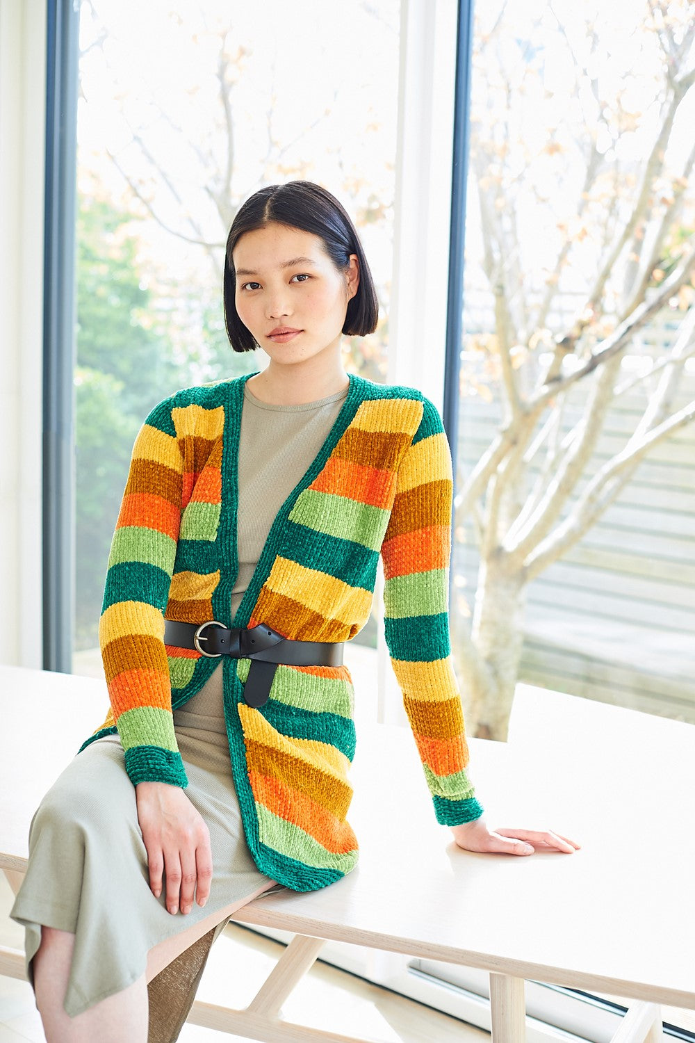 Stylecraft Squeeze Me DK Cardigan Pattern 10083