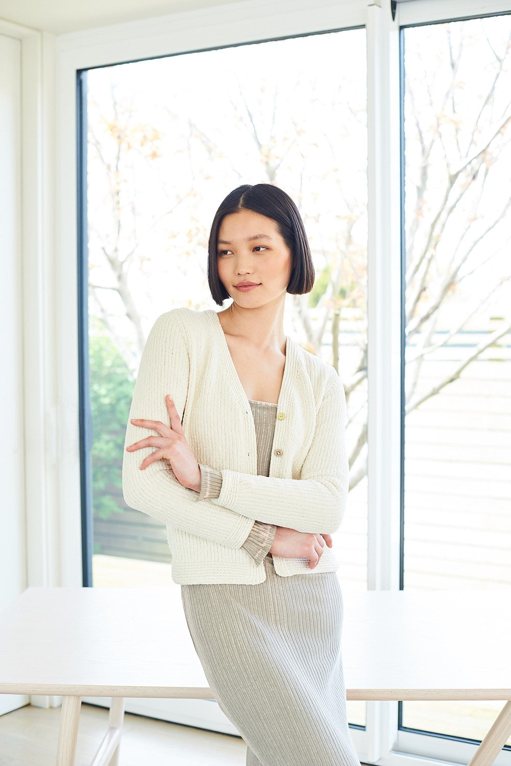 Stylecraft Squeeze Me DK Cardigan Pattern 10083