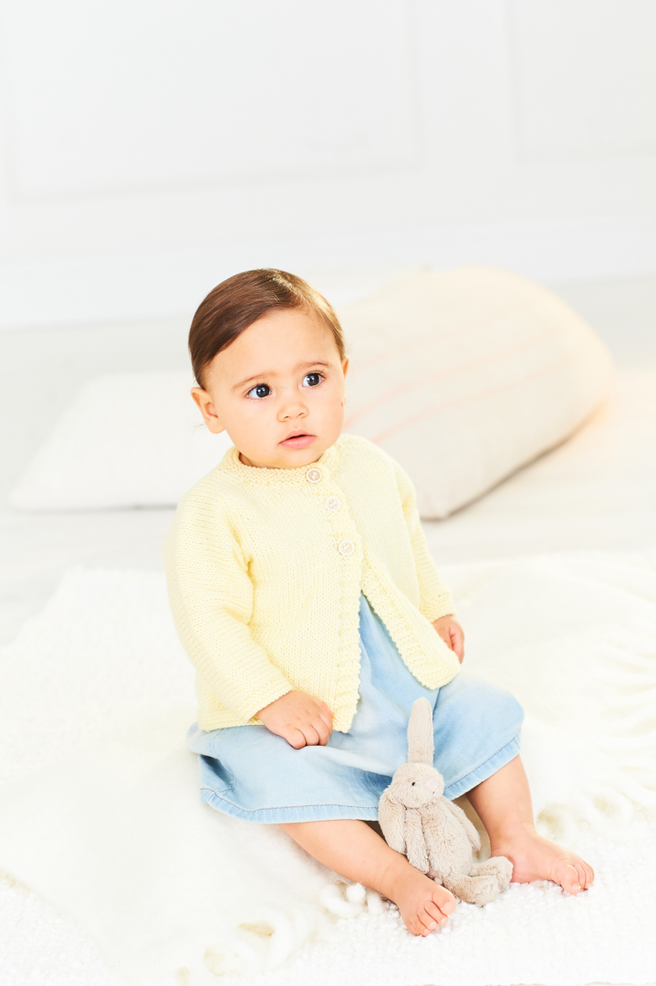 Stylecraft Soft Baby Easy Stripes & Bambino DK Cardigans Pattern 10165