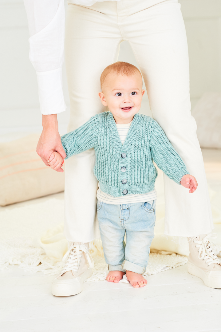Stylecraft Soft Baby Easy Stripes & Bambino DK Cardigan & Waistcoat Pattern 10166
