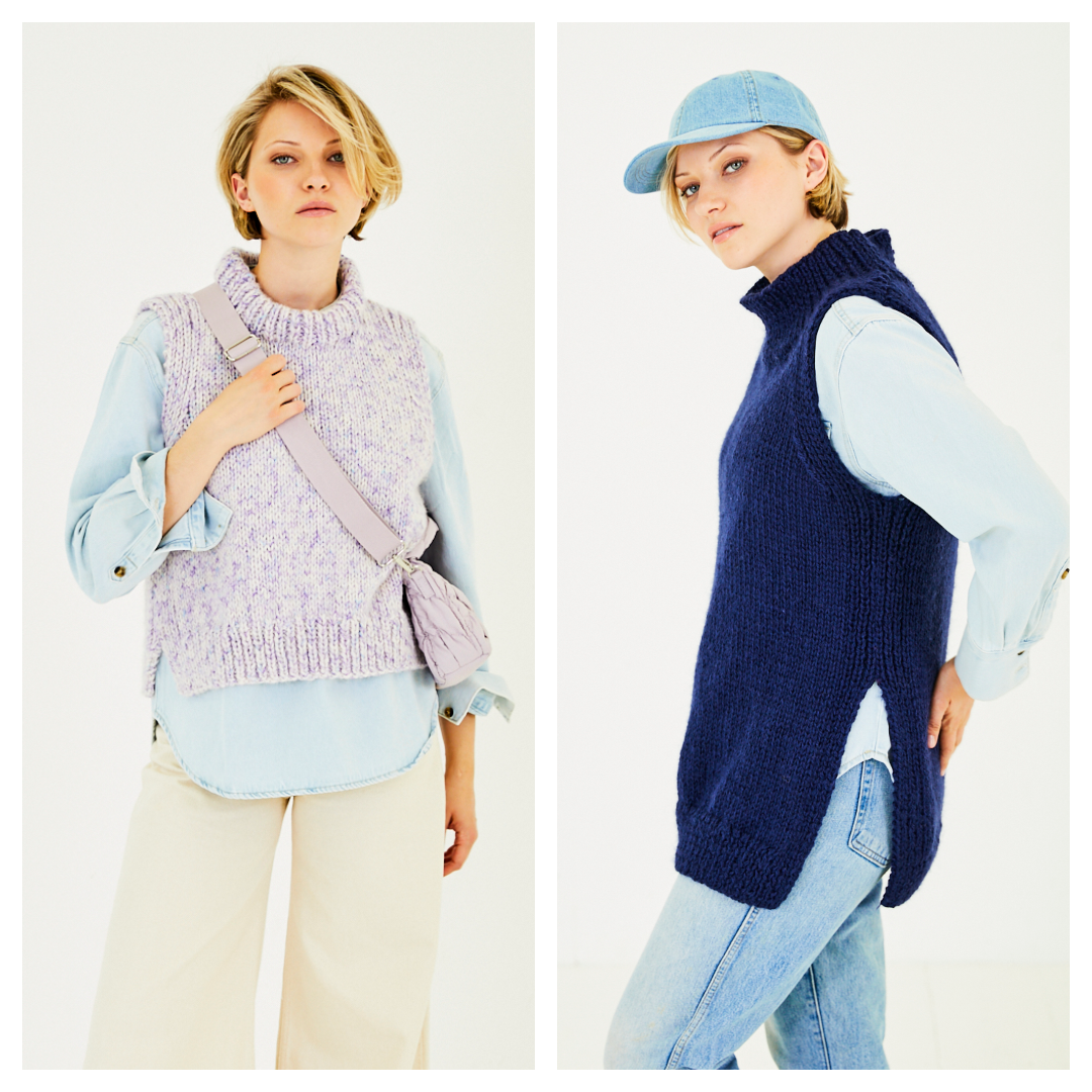 Stylecraft Serene/Grace Aran Tank Tops Pattern 10173