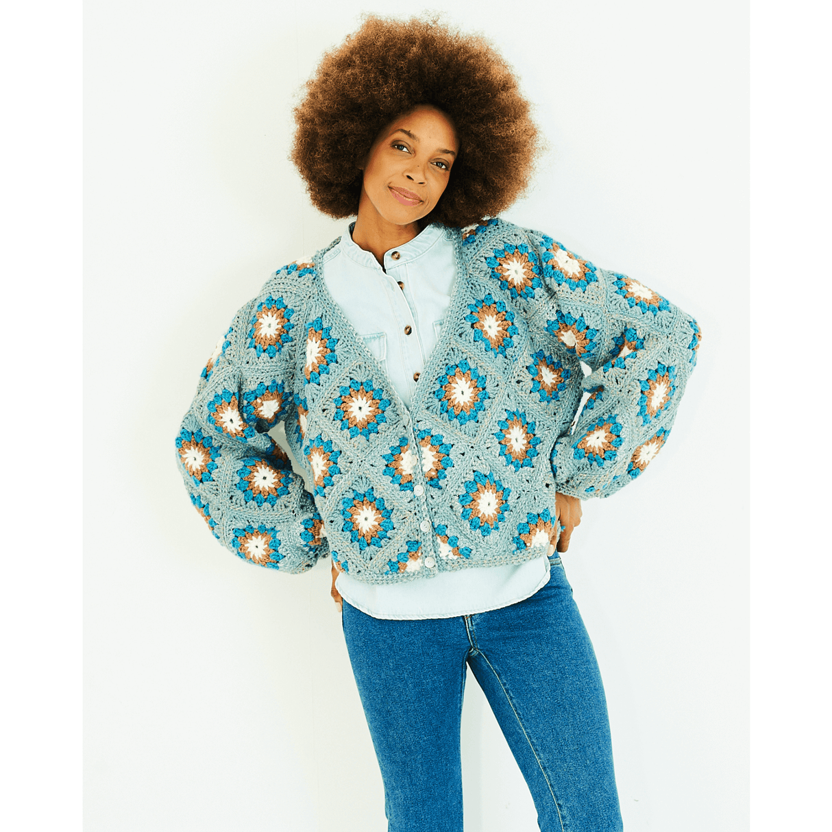 Stylecraft Moorland Softie Chunky Crochet Cardigan & Sweater Pattern 10177