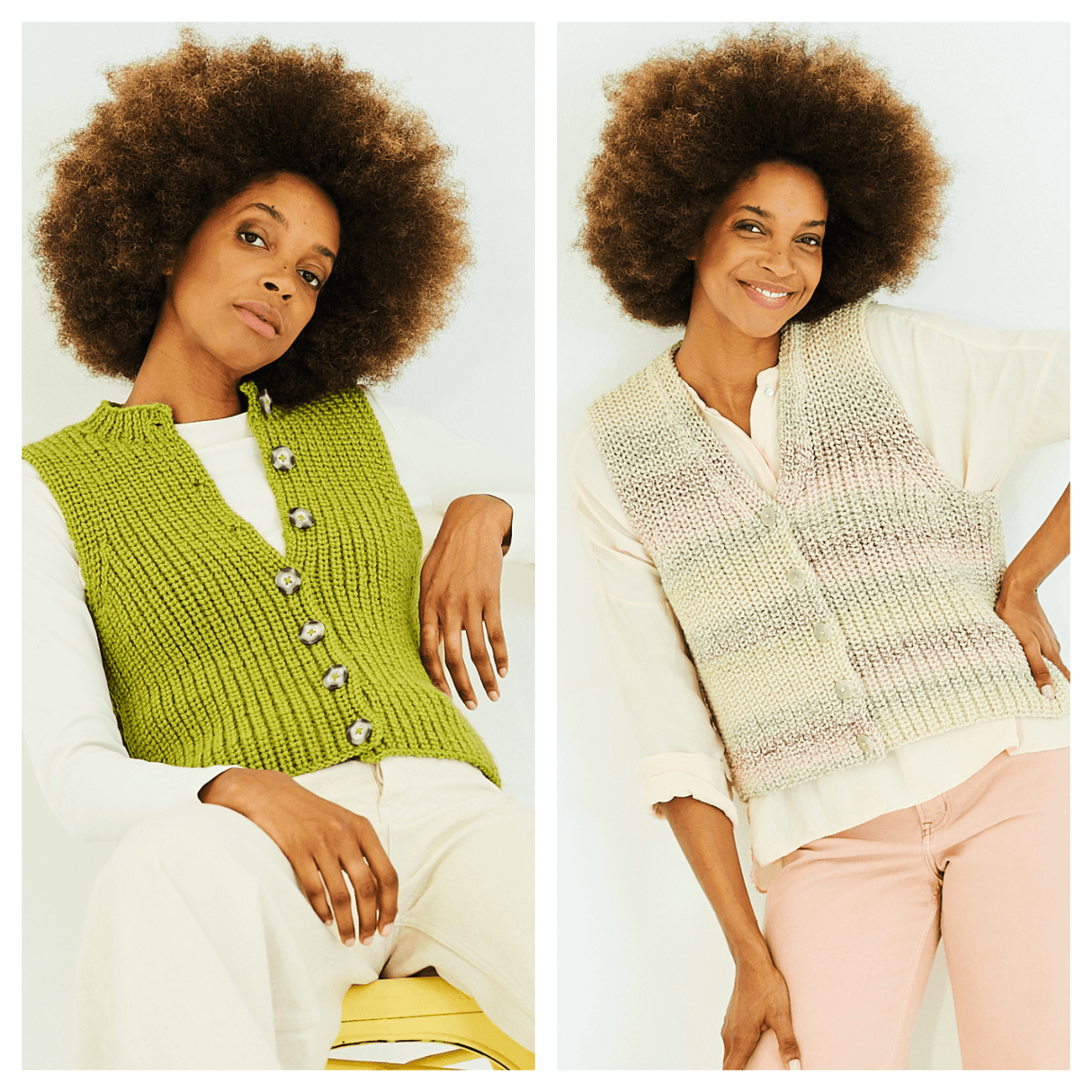 Stylecraft Moorland Softie Chunky Waistcoats Pattern 10179