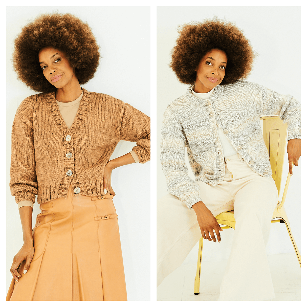 Stylecraft Moorland Softie Chunky Cardigans Pattern 10182