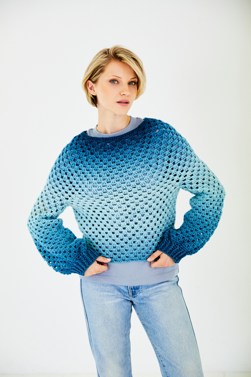 Stylecraft Horizon Chunky Crochet Sweaters Pattern 10183