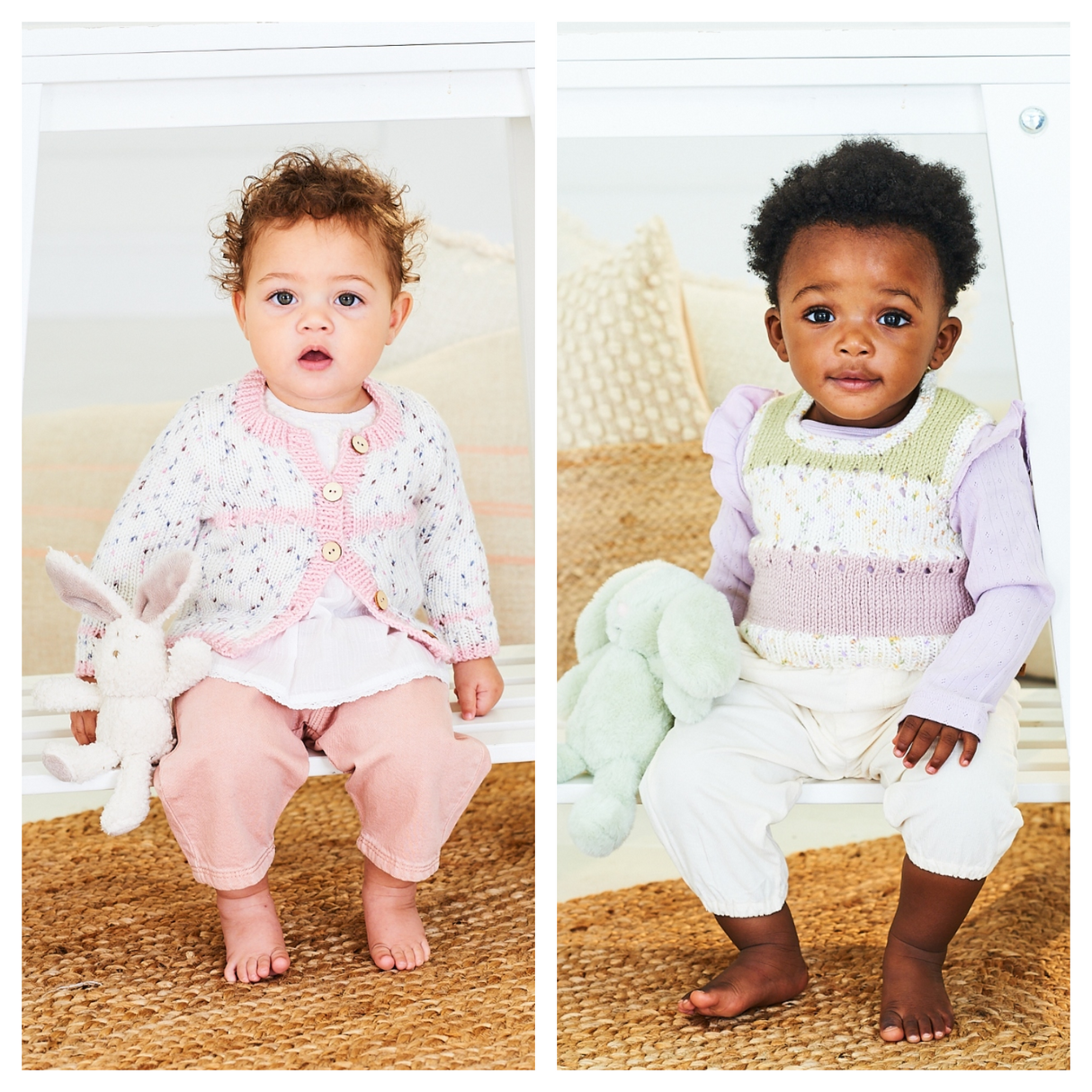 Stylecraft Bambino Dotty DK Cardigan and Tank Pattern 10200