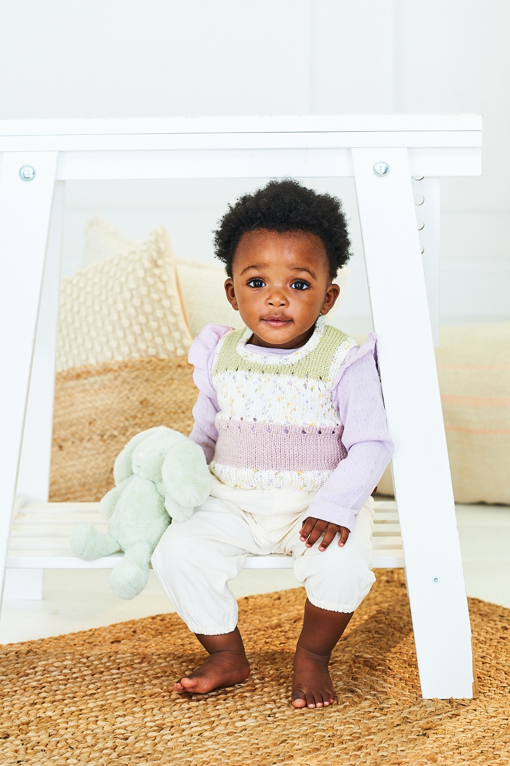 Stylecraft Bambino Dotty DK Cardigan and Tank Pattern 10200