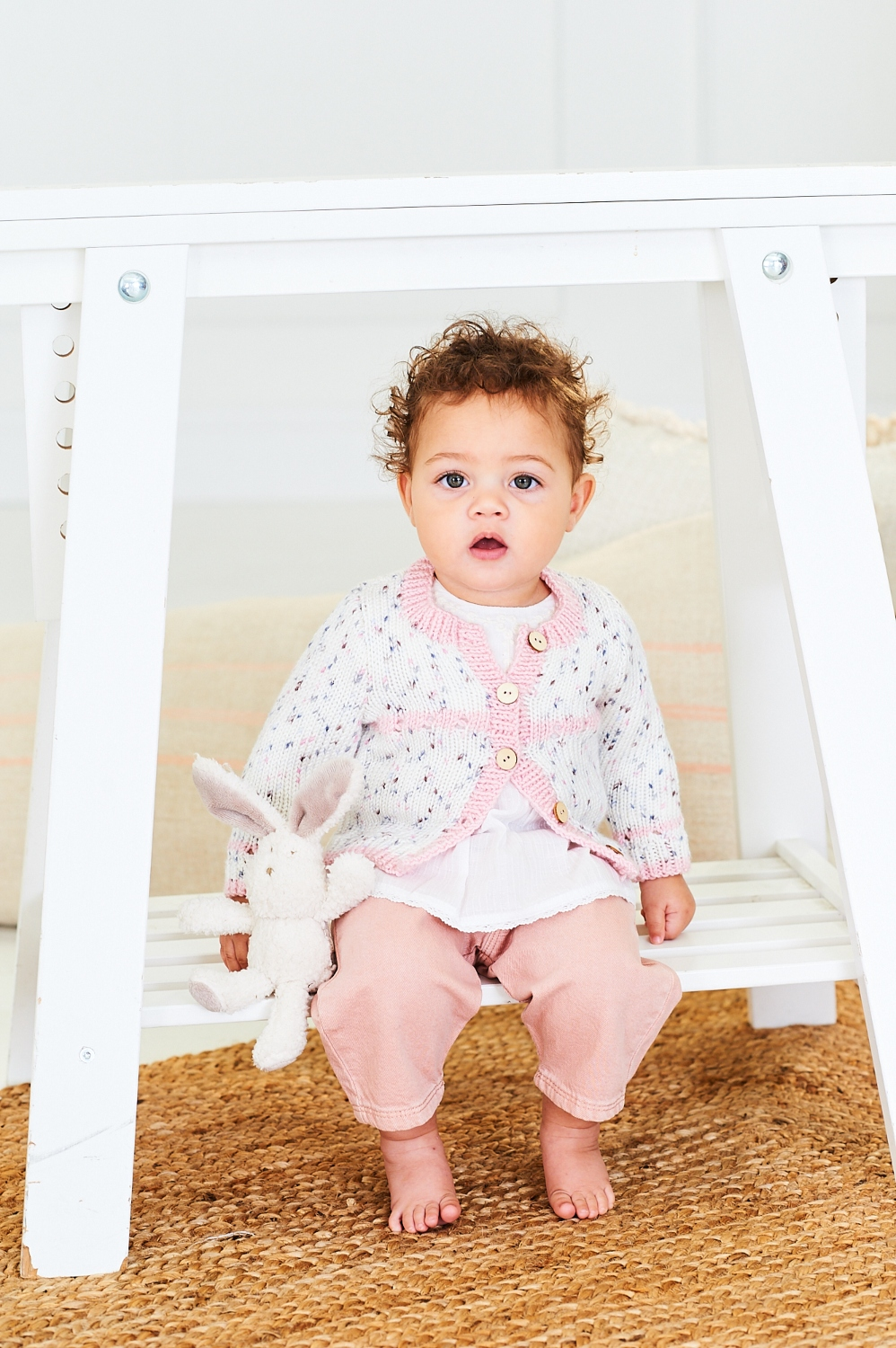 Stylecraft Bambino Dotty DK Cardigan and Tank Pattern 10200