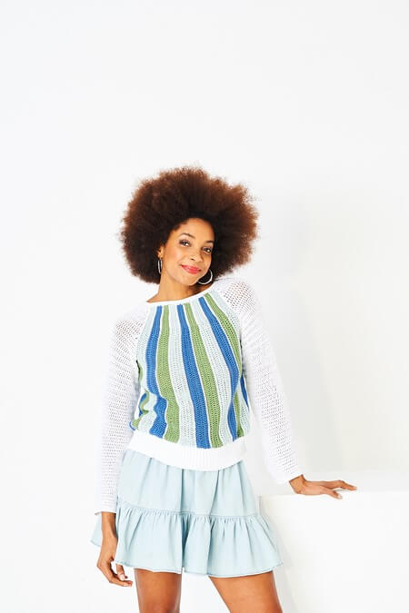 Stylecraft Naturals Bamboo Cotton DK Crochet Top & Sweater Pattern 10218