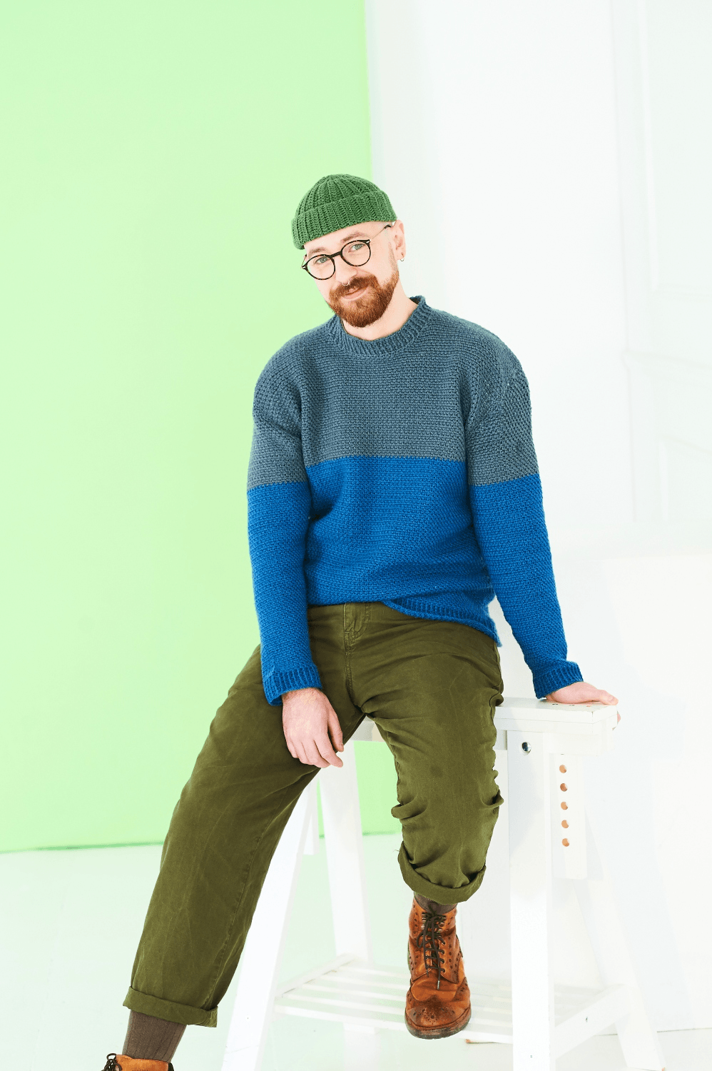 Stylecraft Bambino/Highland Heathers DK Crochet Cardigan & Sweater Pattern 10228