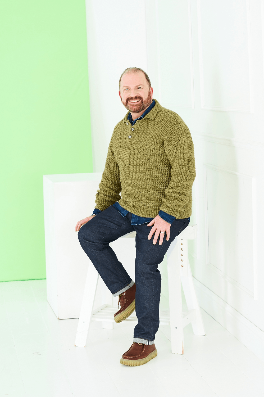 Stylecraft Bambino/Highland Heathers DK Cardigan & Sweater Pattern 10230