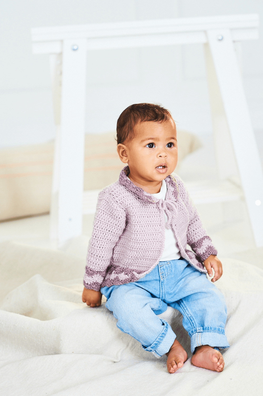 Stylecraft Bambino DK Crochet Cardigans Pattern 10235