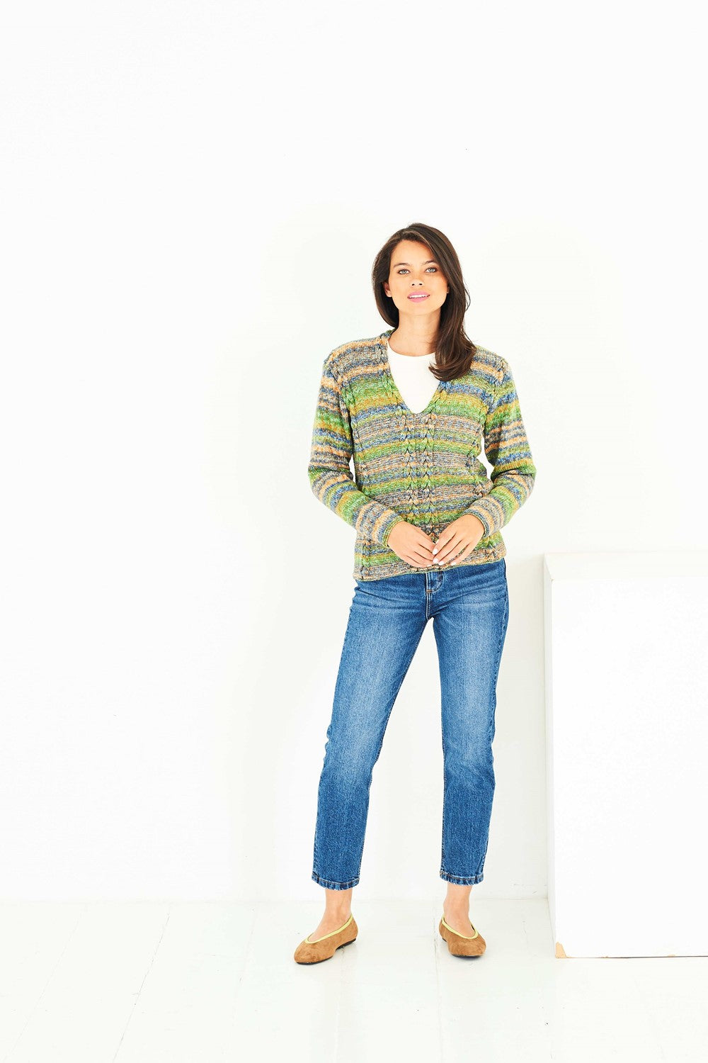 Stylecraft ReCreate/Colour Burst DK Cardigan and Sweater Pattern 10262