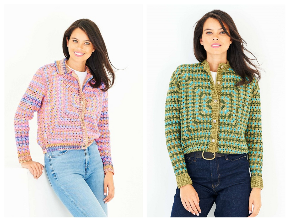 Stylecraft ReCreate/Colour Burst/Special DK Crochet Jackets Pattern 10263