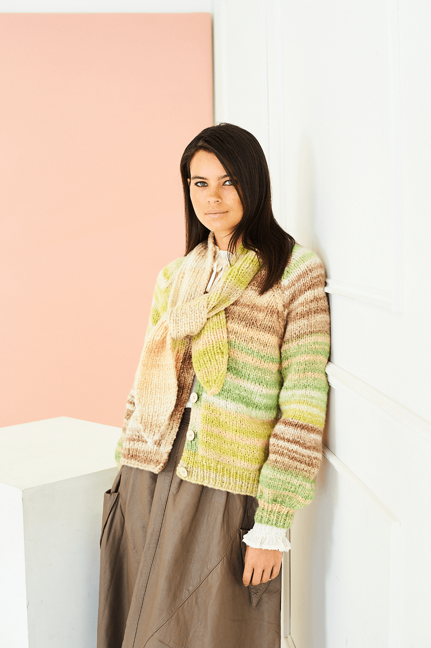 Stylecraft Dream Cloud Chunky Cardigans & Scarves Pattern 10266
