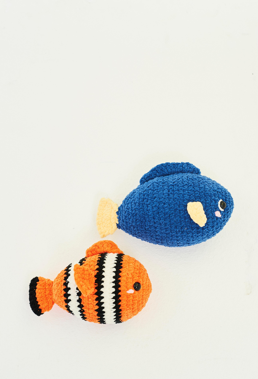 Stylecraft Soft & Cosy Crochet Clownfish & Regal Blue Tang Pattern 10274