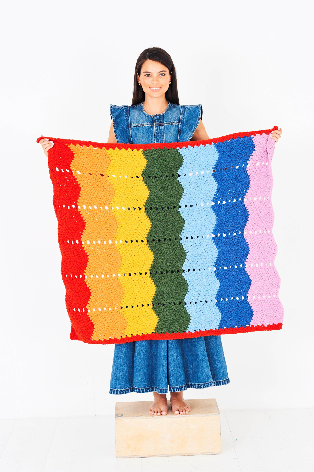 Stylecraft Soft & Cosy Crochet Chevron Blankets Pattern 10279