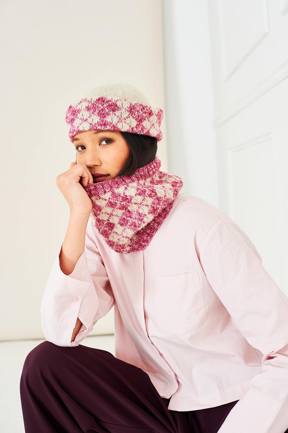 Stylecraft Naturals Pure Wool Fair Isle Tank, Hat & Cowl Pattern 10285