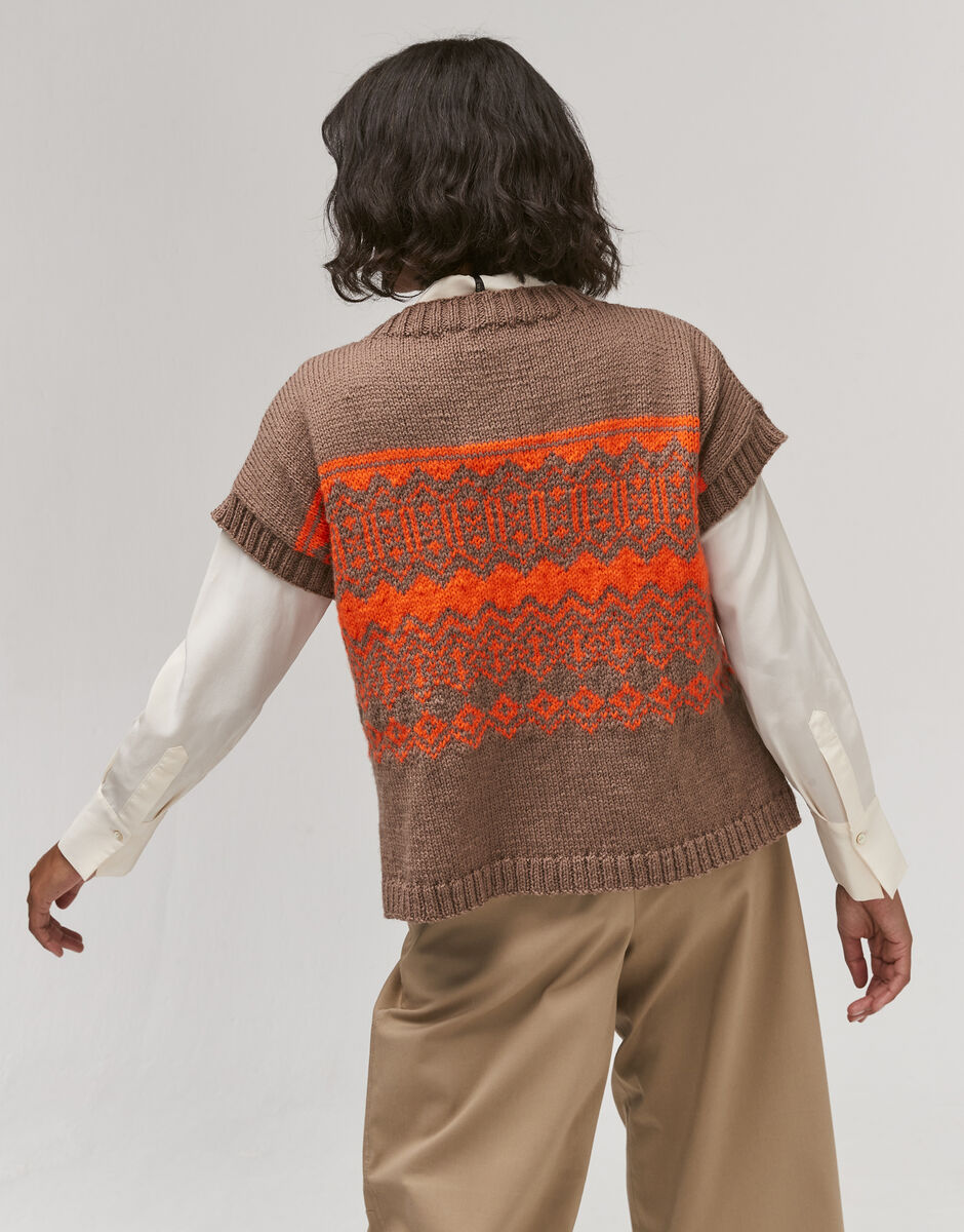 Hayfield Bonus DK Voltage Vest Pattern 10753