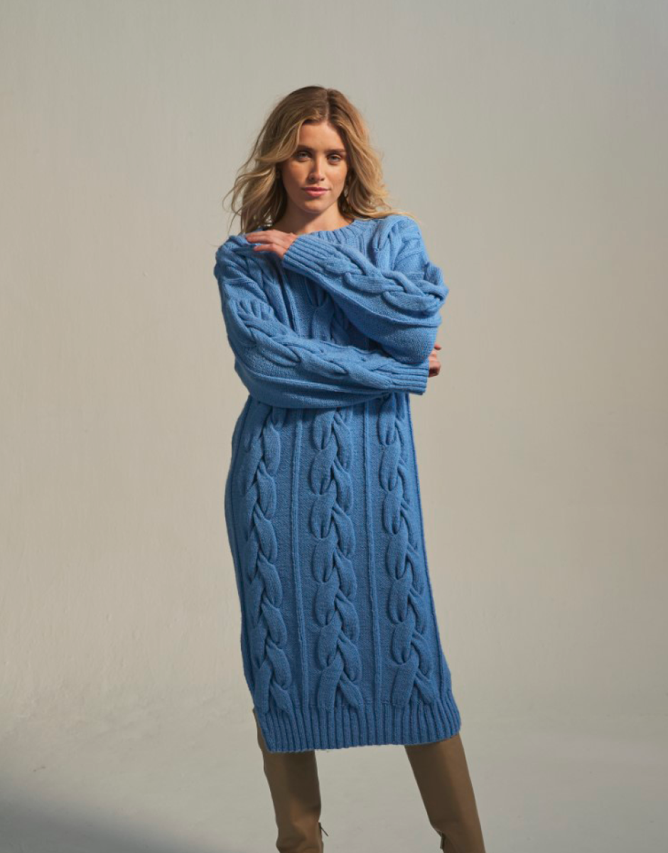 Sirdar Loveful DK Estuary Sweater Dress Pattern 10775