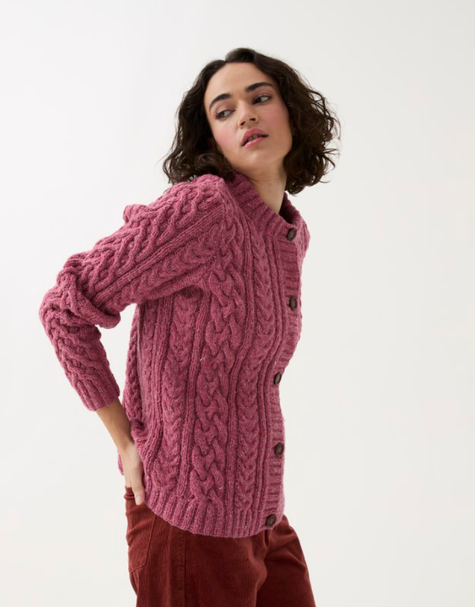 Sirdar Loveful Tweed DK Cable Cardigan Pattern 10777