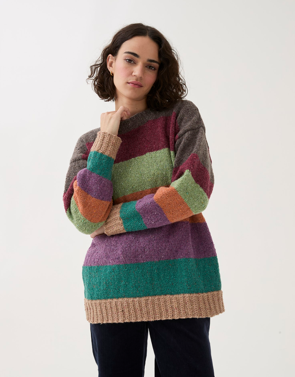 Sirdar Loveful Tweed DK Sweater Pattern 10778