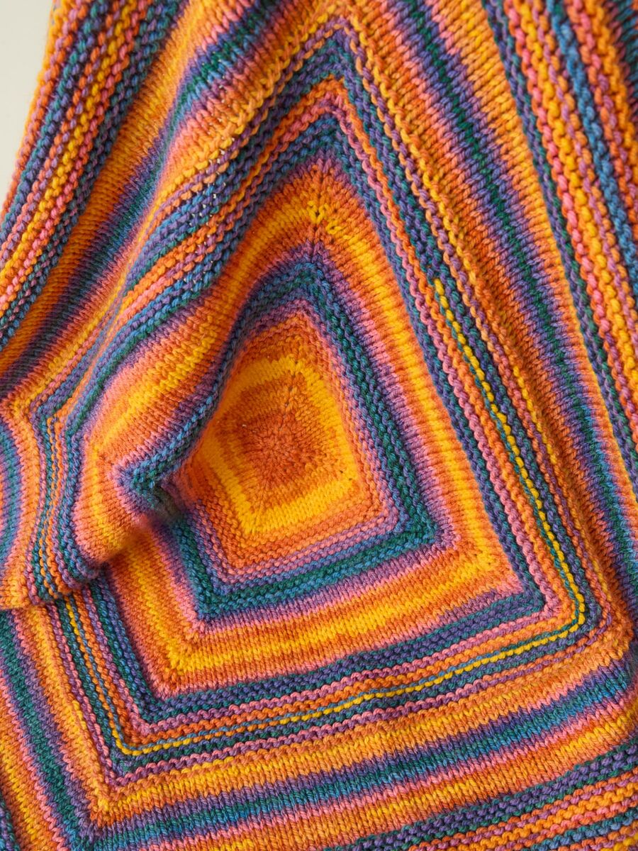 Hayfield Spirit Chunky Square Deal Blanket Pattern 10866