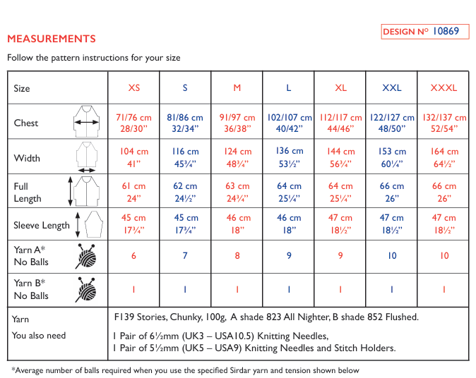 Sirdar Stories Chunky Lovecore Cardigan Pattern 10869