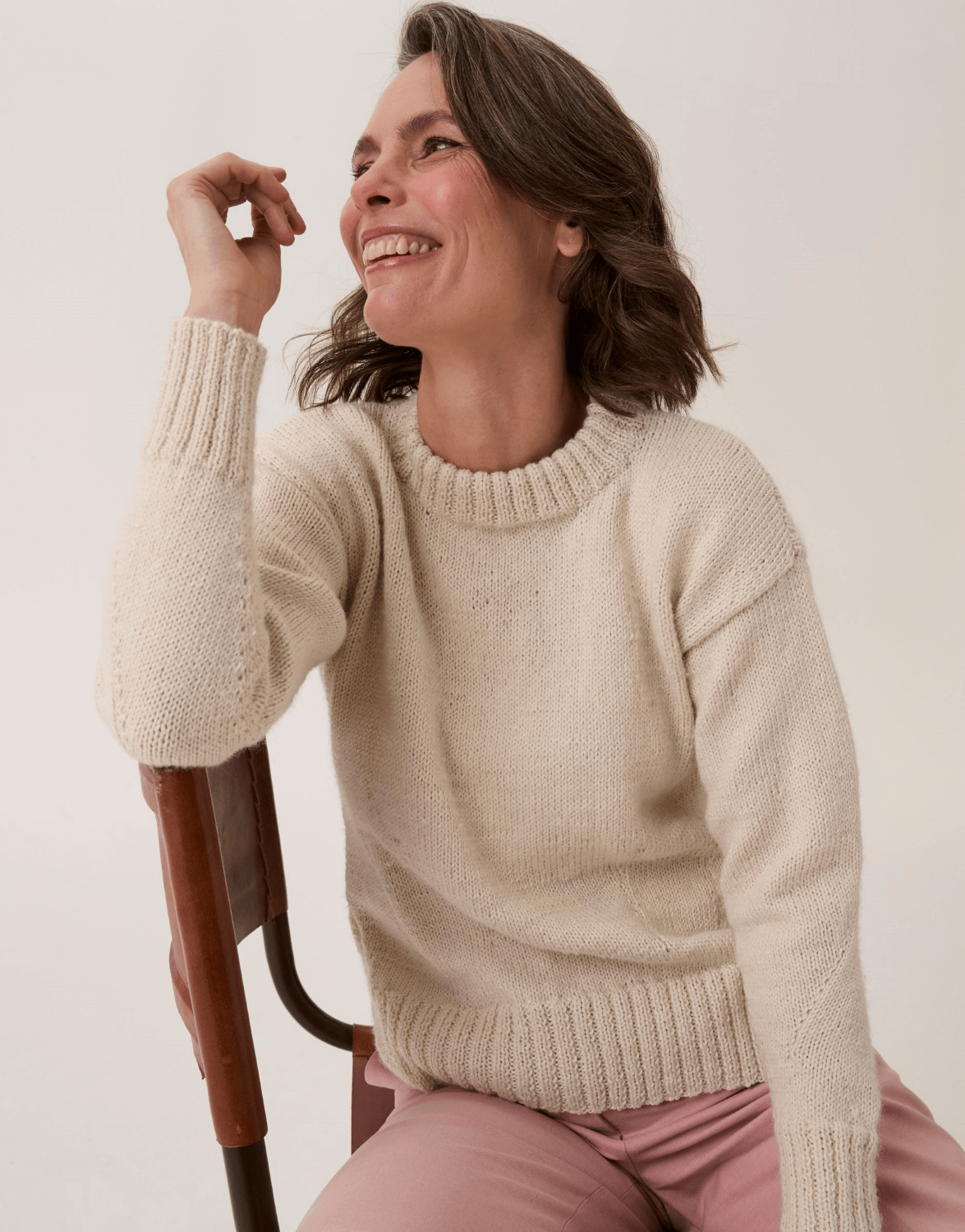 Sirdar Loveful Bio-Blend DK Mushroom Sweater Pattern 10910