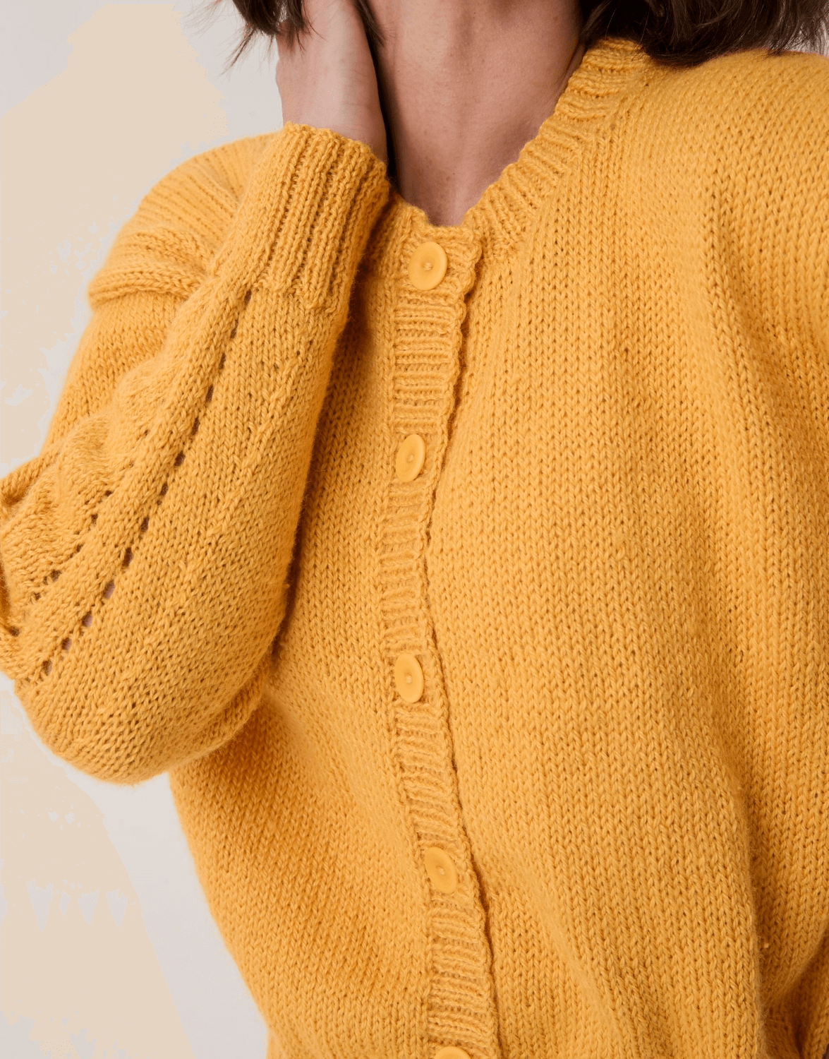 Sirdar Loveful Bio-Blend DK Lacewing Sleeve Cardigan Pattern 10912