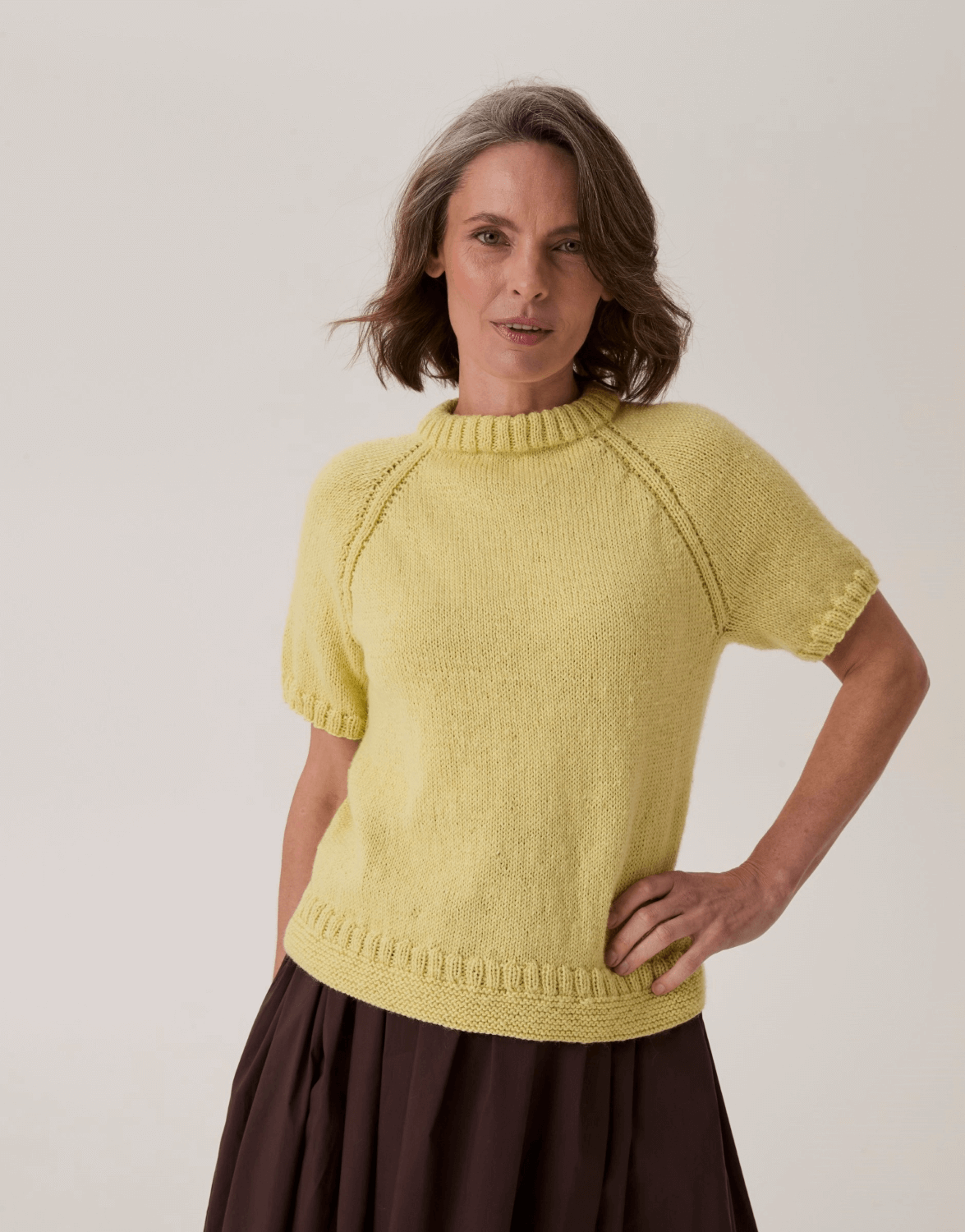 Sirdar Loveful Bio-Blend DK Short Sleeve Sweater Pattern 10914