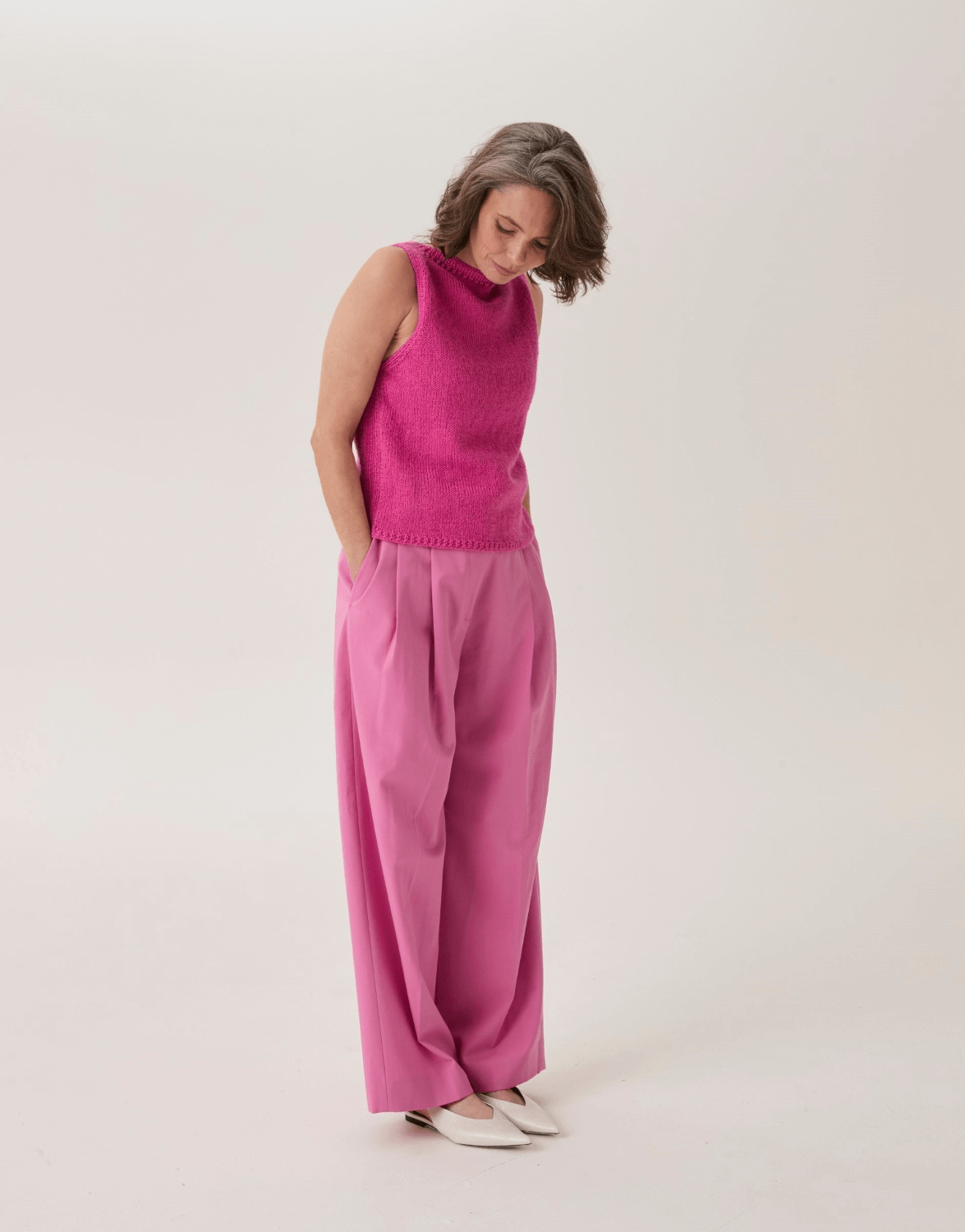 Sirdar Loveful Bio-Blend DK Honeycomb Cut-away Vest Pattern 10915