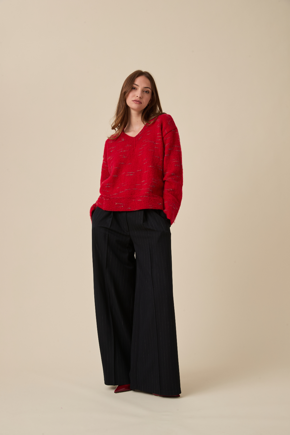 Sirdar Embers DK Firefly V Neck Sweater Pattern 10956