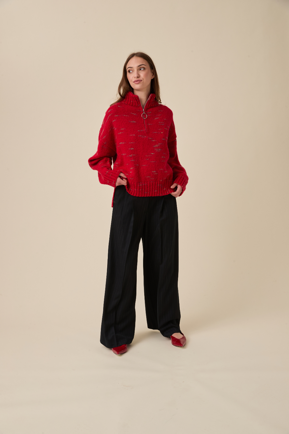 Sirdar Embers DK Flashpoint Zip-Up Sweater Pattern 10962