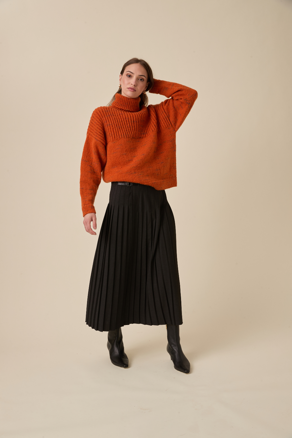 Sirdar Embers DK Comet Roll Neck Sweater Pattern 10964