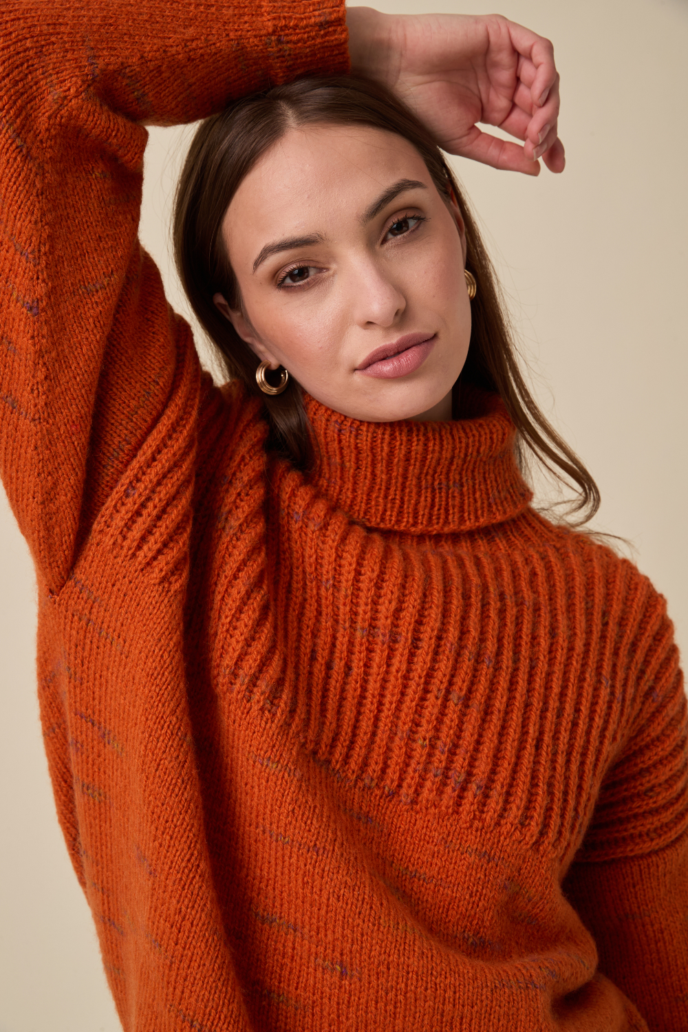 Sirdar Embers DK Comet Roll Neck Sweater Pattern 10964