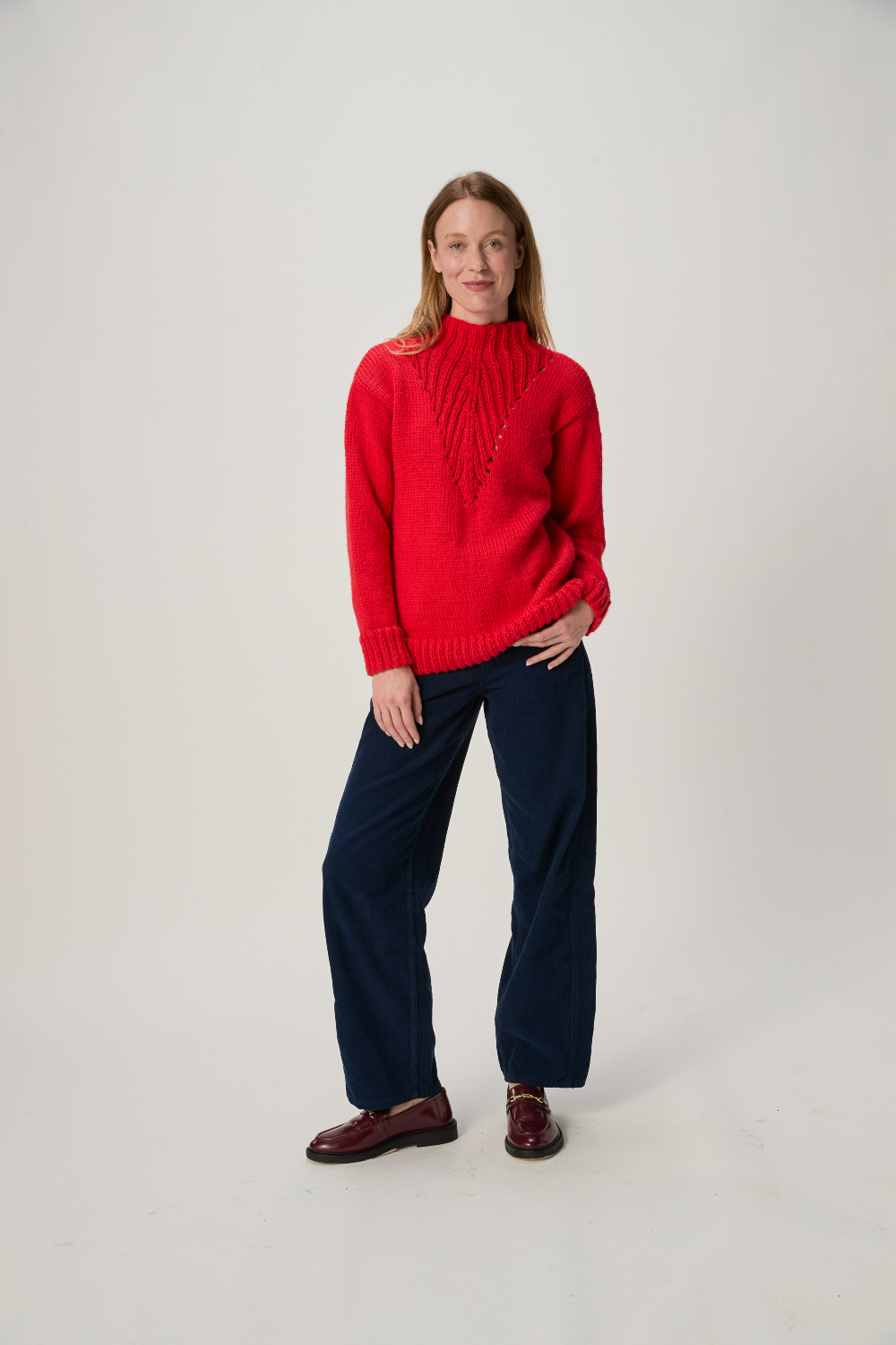 Sirdar Loveful Bio Chunky Rise High Neck Sweater Pattern 10966