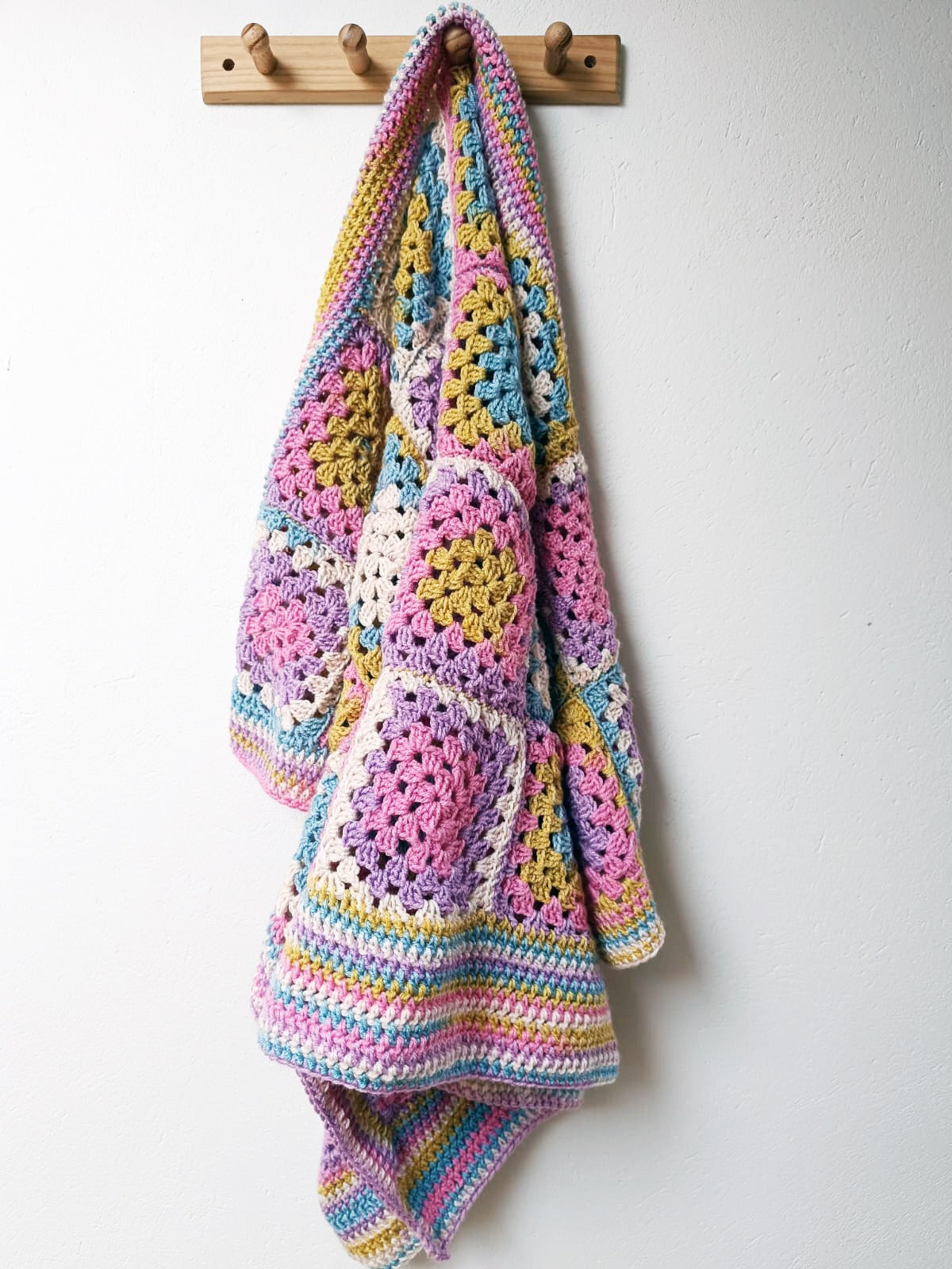 Woolcraft Carousel DK Crochet Blossom Baby Blanket Pattern