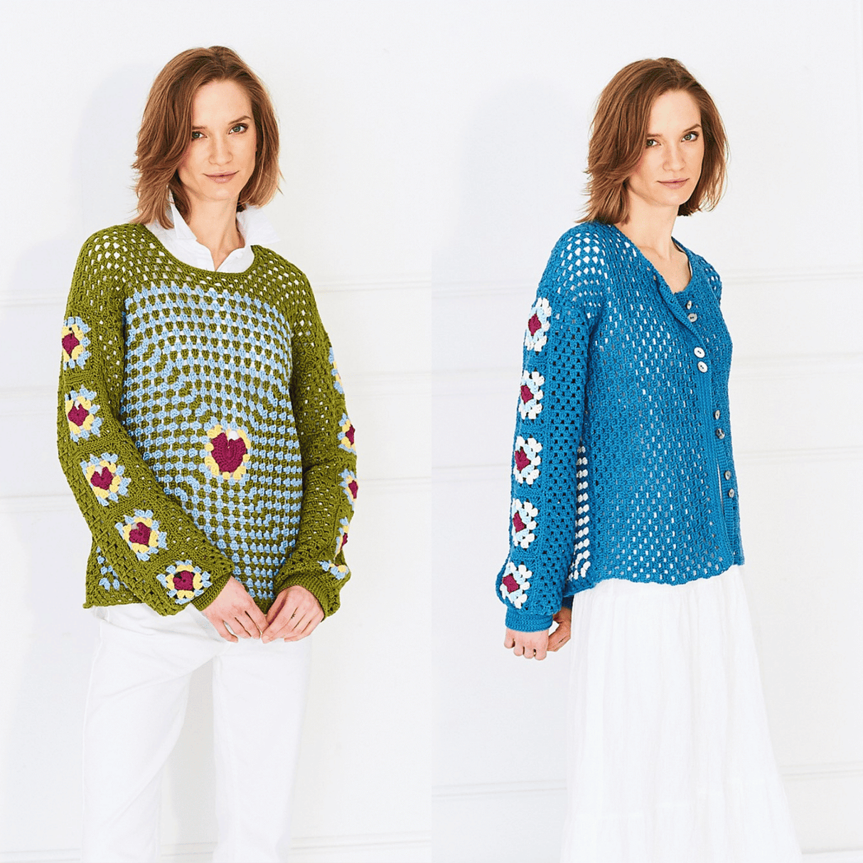 Stylecraft Naturals Bamboo Cotton DK Crochet Cardigan & Top Pattern 9993