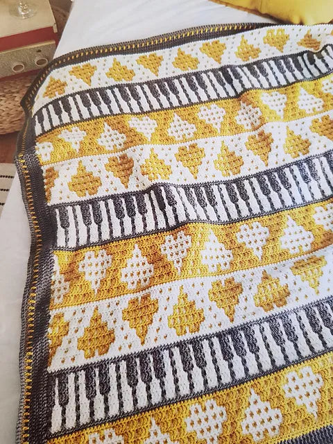 Heart of Gold Blanket by Rosina Plane - Yarn Pack
