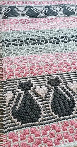 Meow Throw Blanket by Rosina Plane - Yarn Pack