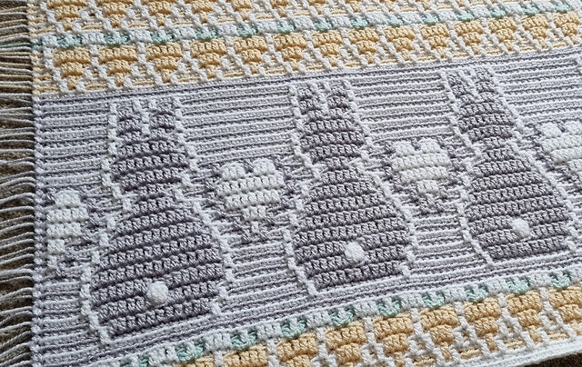 March Hare Throw Blanket by Rosina Plane - Yarn Pack