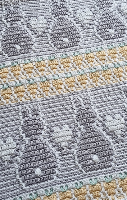 March Hare Throw Blanket by Rosina Plane - Yarn Pack