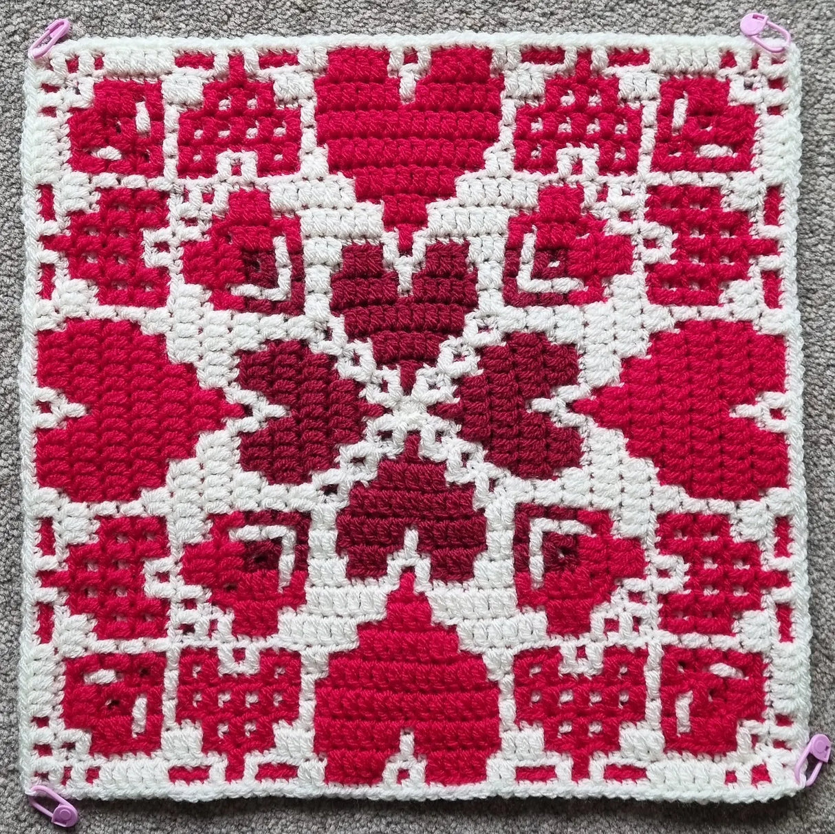 Everlasting Love Mosaic Blanket by Rosina Plane - Yarn Pack