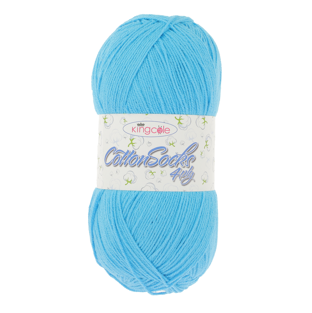 King Cole Cotton Socks 4Ply 100g
