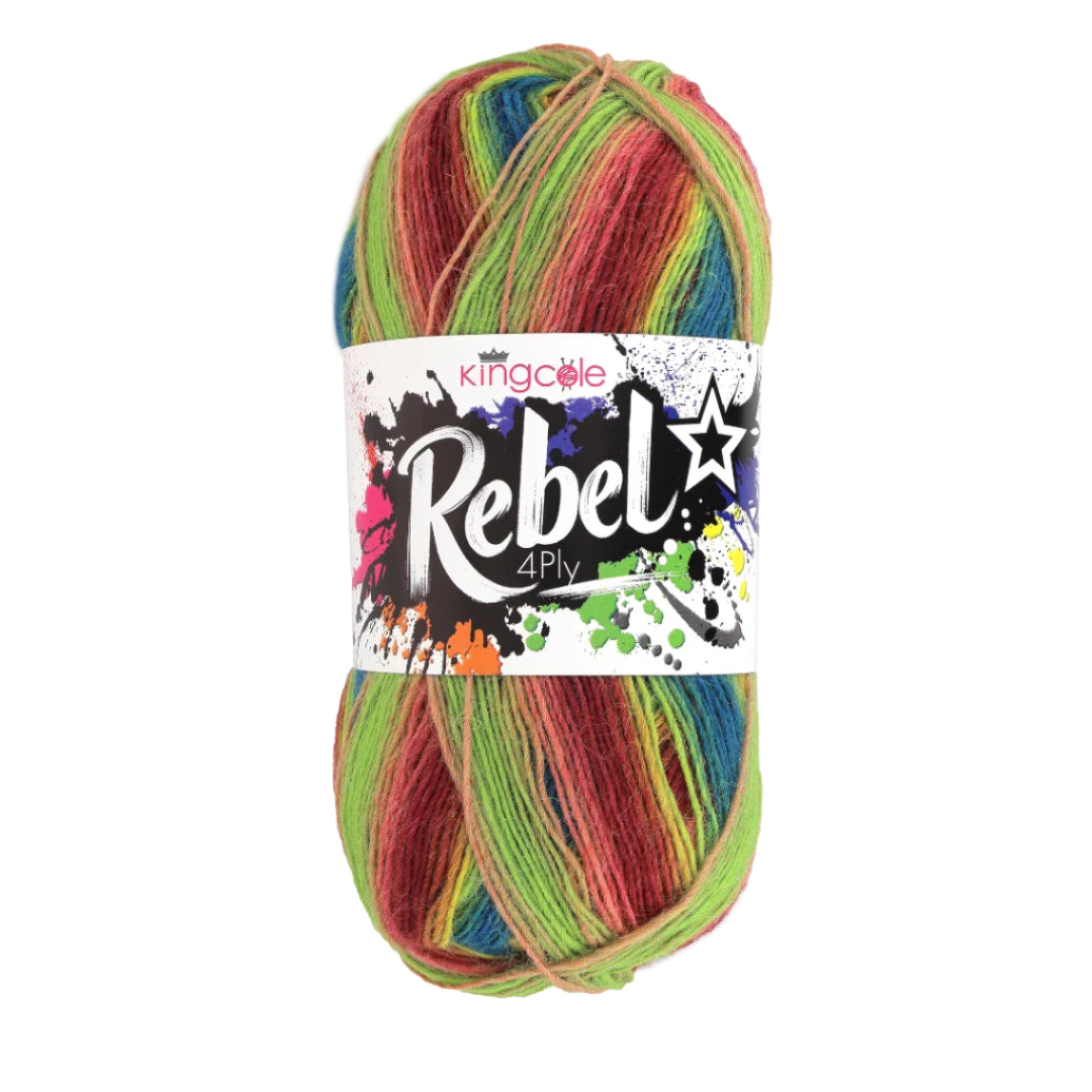 King Cole Rebel 4 Ply 100g
