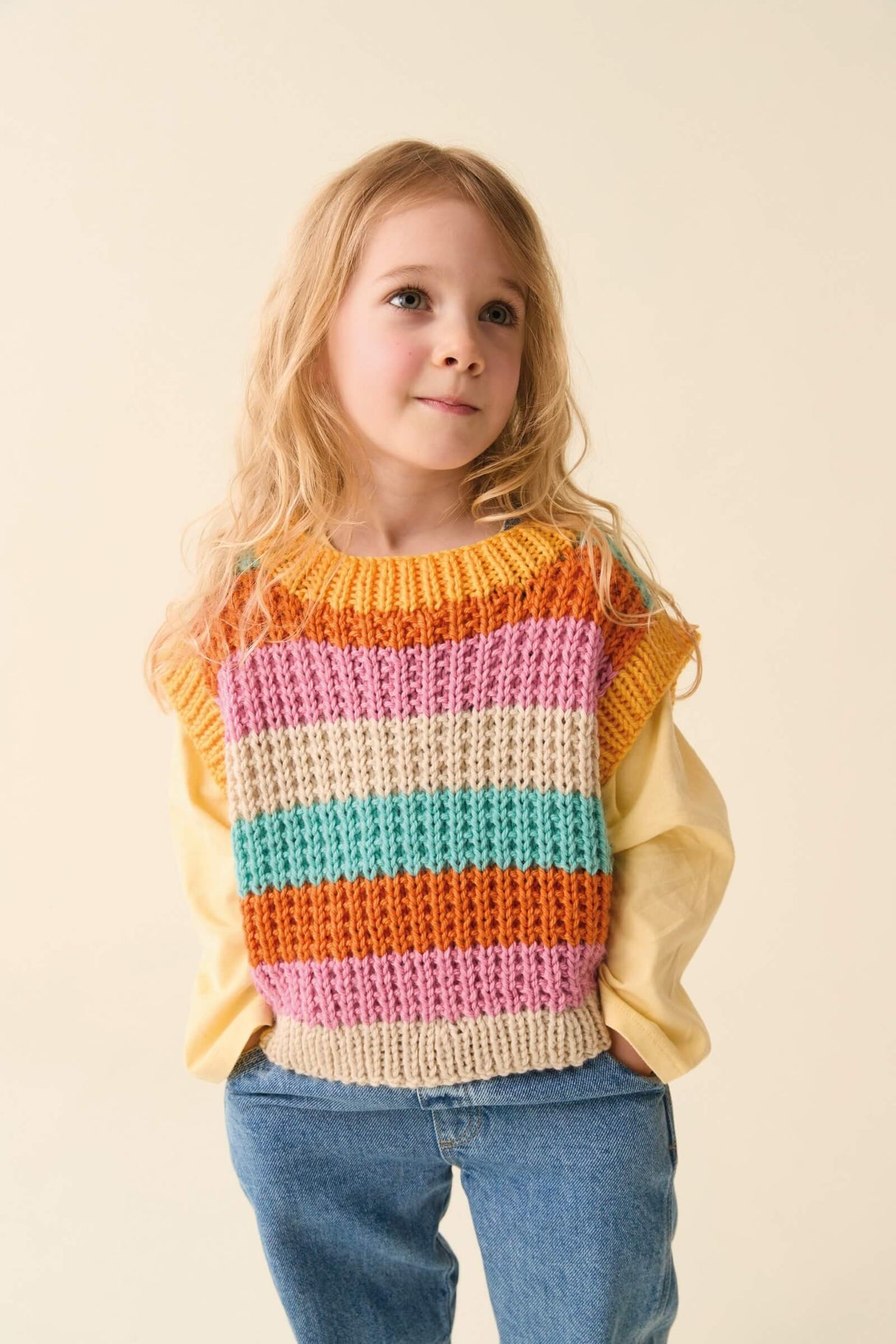 Sirdar Snuggly Chunky Colour Pop Pullover Pattern 2637