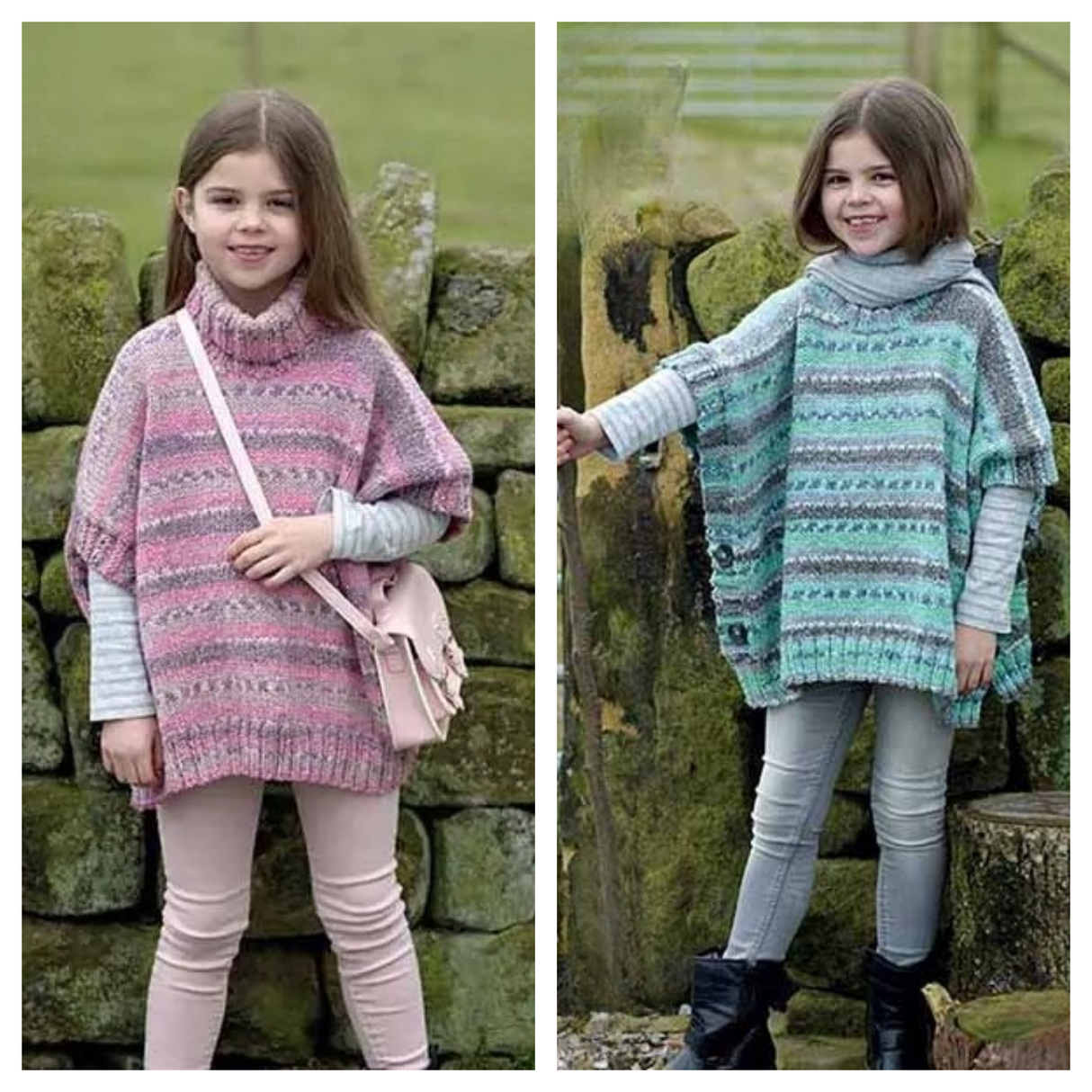 King Cole Drifter Chunky Ponchos Pattern 4602